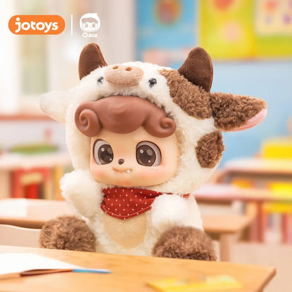 Jotoys Qbaby Animal Kindergarten Blind Box Series Plush Toy Kawaii Doll Creative Backpack Pendant Mysterious Box Peripheral Gift