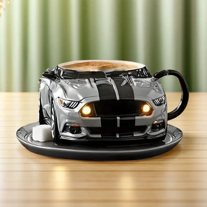 Car Shaped Coffee Cup Creative Novelty Drinkware Funny Gifts for Men Boyfriend Dad Husband Car Lovers