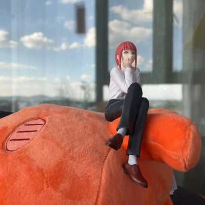 Chainsaw Man Figure Makima Anime 14cm Noodle Stopper Figure Model Toys For Girl Birthday Gifts Dropshipping