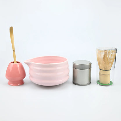 5PCS/Set Japanese-style Matcha Bowl , Spoon, Tea Whisk, Perfect Gift For Ceremony, Traditional Decoration