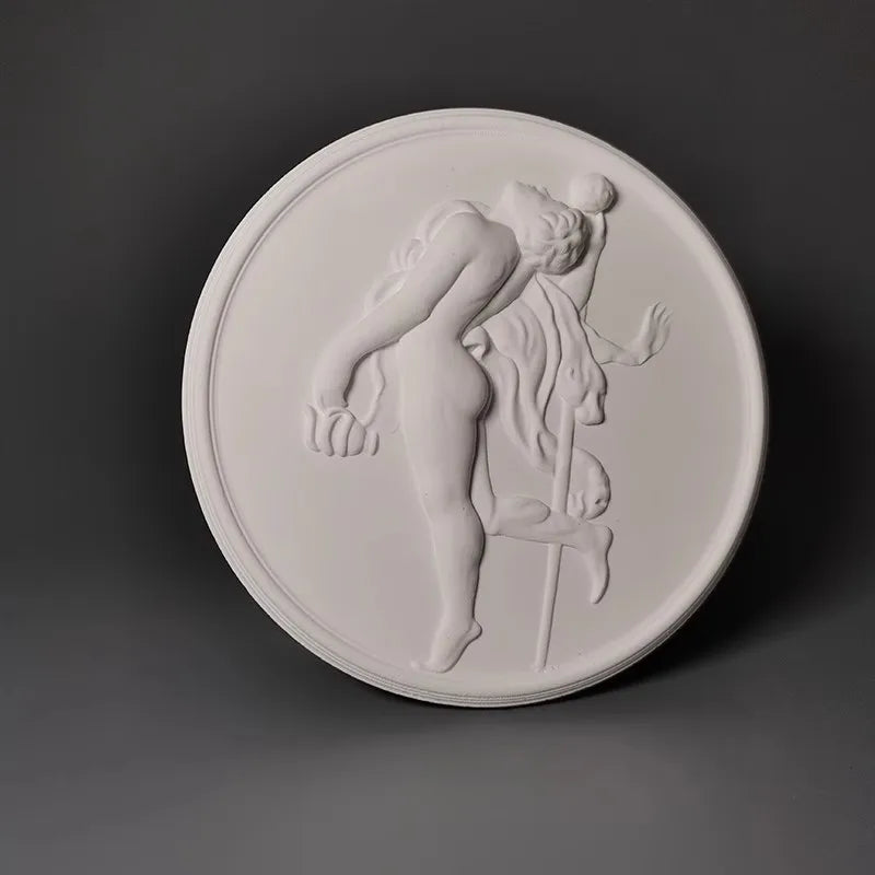 Dancer Creative Plaster Sculpture Desktop Modern Luxury Ornaments Nordic Figure Desktop Art Decoration Painting Hanging Painting