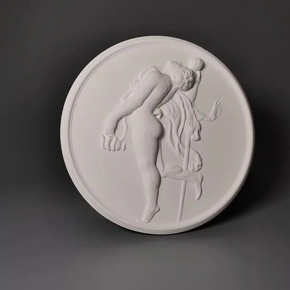 Dancer Creative Plaster Sculpture Desktop Modern Luxury Ornaments Nordic Figure Desktop Art Decoration Painting Hanging Painting