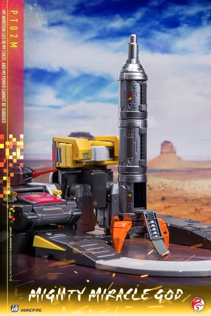 PANGU MODEL Transformation PT-02M PT02M MIGHTY MIRACLE God Scale Down 26cm Defensive Fortress Base Action Figure Toy