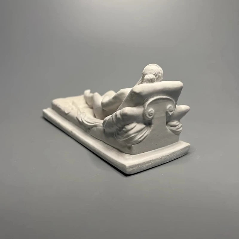 Retro Roman Art Senior Niche Home Living Room Luxury Decoration Relief Plaster Sculpture Personality Desktop Miniature Ornaments