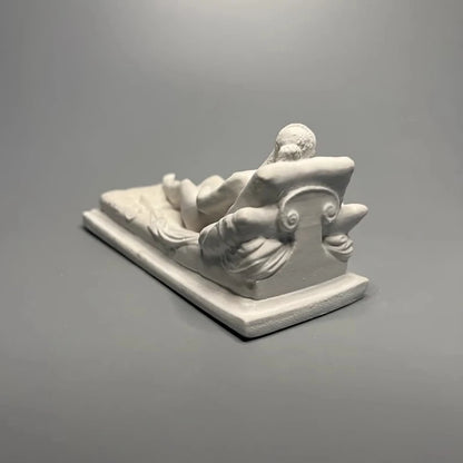 Retro Roman Art Senior Niche Home Living Room Luxury Decoration Relief Plaster Sculpture Personality Desktop Miniature Ornaments