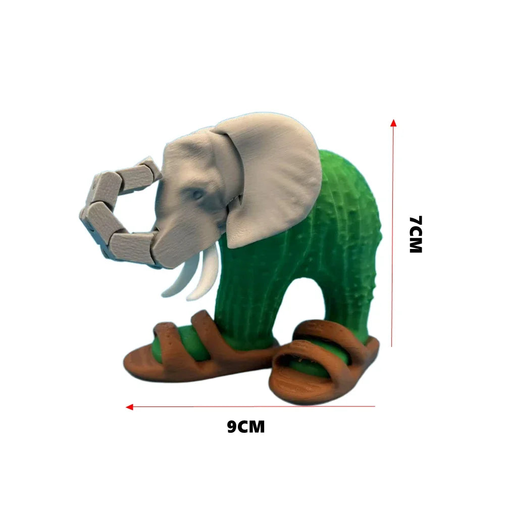 New Tung Tung Tung Sahur Figure Desktop Decoration Articulated Tralalero Tralala Figure Ornament Funny Doll 3D Printed Toys