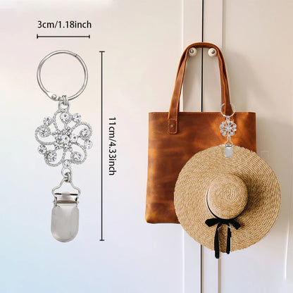 Hat Clip for Travel Hanging on Bag Handbag Backpack Cap Holder for Women Men Hat Companion Outdoor Beach Travel Accessories