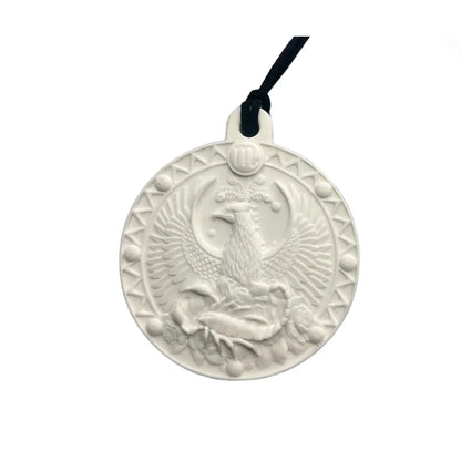 Twelve Zodiac Signs Gypsum Aromatherapy Pendant Car Wardrobe Indoor Modern Art Diffuser Stone Decoration Accesorios Items Gifts