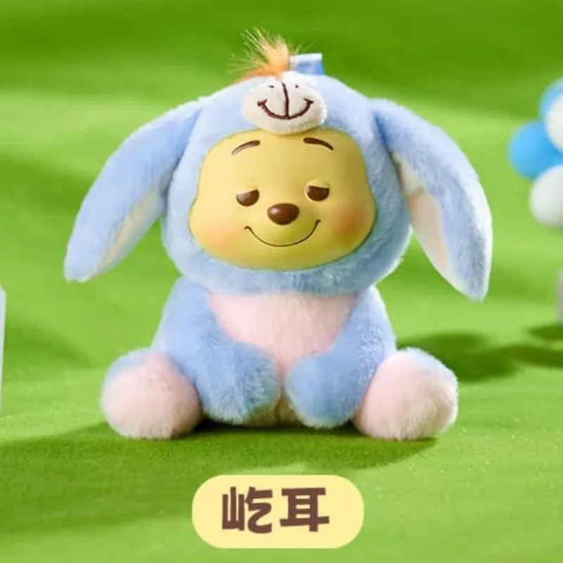 Disney Winnie the Pooh Naughty Party Vinyl Plush Blind Box Pooh Bear Bag Pendant Mystery Box Surprise Toy Cute Doll Decor Gifts