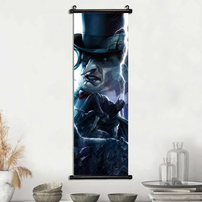 DC Batman Hanging Scroll Poster Movie Wallpaper Wall Artwork Canvas Painting Home Decoration Art Print Bedroom Decor Gift