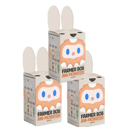 Farmer Bob Ani-Monster Series Plush Blind Box Mystery Box Toys Cute Action Anime Figure Kawaii Model Gift