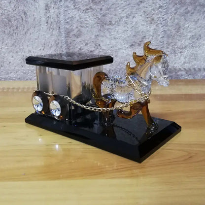 Car Ornament Decoration K9 Crystal Perfume Seat Happy Birthday Gift for Mom Men Husband Vehicle Crafts Desktop Home Decoration