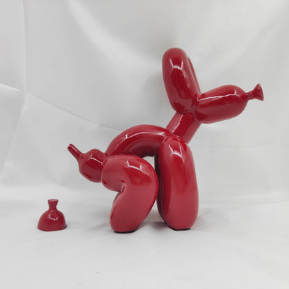 Pooping Dog Sculpture ，Tiny Figurines Home  Cute Novelty Gift,  Coffee Table Decoration