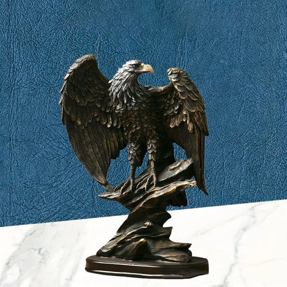 Eagle Statue Resin Ornament, Home Decor Office Decor Statue, Symbol of Wealth Freedom Power, Birthday Holiday Gift