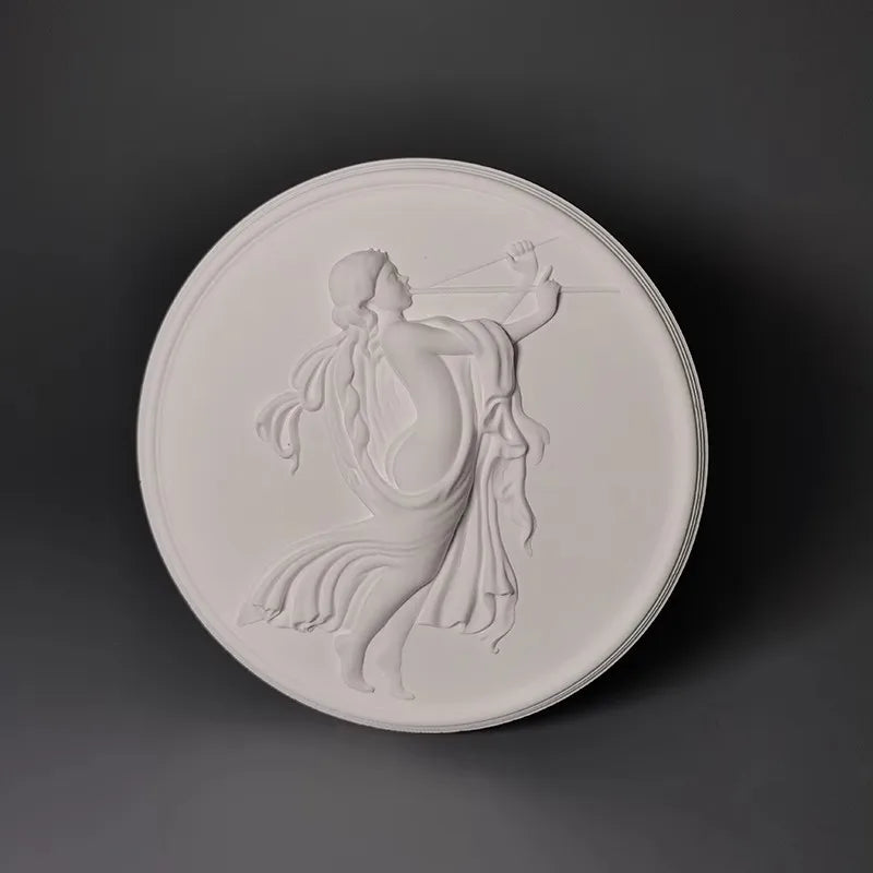 Dancer Creative Plaster Sculpture Desktop Modern Luxury Ornaments Nordic Figure Desktop Art Decoration Painting Hanging Painting