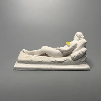 Retro Roman Art Senior Niche Home Living Room Luxury Decoration Relief Plaster Sculpture Personality Desktop Miniature Ornaments