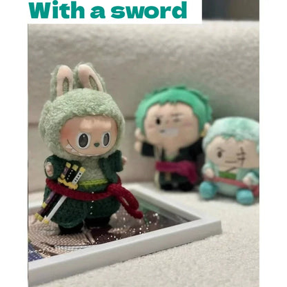 Doll  labubu Clothes Accessories Luffy Zoro Doll Clothes Decoration Pendant Clothes Decoration Clothes Doll Decoration Clothes