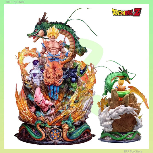 Dragon Ball Z Son Goku Figure GK Super Saiyan Son Goku Cell Shenron Buu Anime Figures Collection Figurine Toy Model Statue Gifts