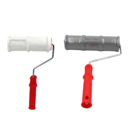 8' Texture Embossing Roller Diy Brick Pattern Paint Roller Rubber Brush For Wall Decoration Tools Diatom Mud Construction Tool