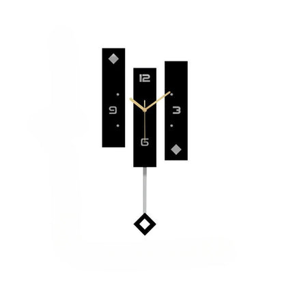 Design moderne nordique pour la décoration intérieure horloge murale avec pendule montre d'horloge de grande taille