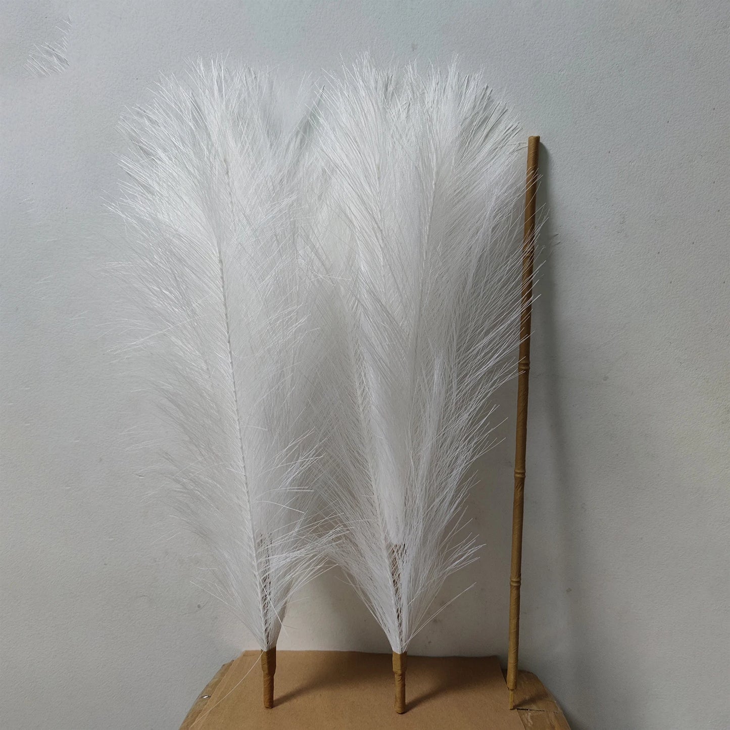 110cm Large Artificial Pampas Grass Fluffy Faux Pampas Grass For Vase Home Wedding Boho Decor Fake Flowers Plants for Decoration