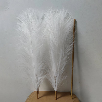 110cm Large Artificial Pampas Grass Fluffy Faux Pampas Grass For Vase Home Wedding Boho Decor Fake Flowers Plants for Decoration