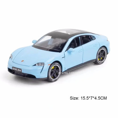 1:32 Scale Cayenne Taycan Toys Model Car Alloy Diecasts Off-road Vehicle Model with Light Sound SUV Car for Child Birthday Gifts