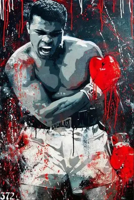 Boxing Mike Tyson Wall Art Painting Star Posters Prints Canvas Painting Print Pictures for Living Room Decoration Cuadros