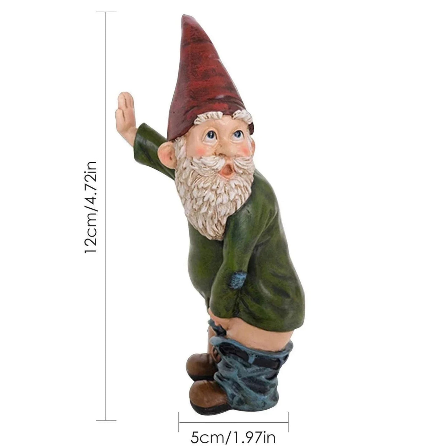 Garden Accessories Decorations - Collectible Figurines, Miniature Gnomes, Resin Home Figurines for Outdoor Gardening