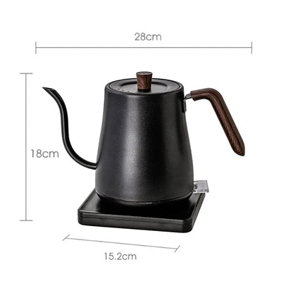 220V110V Water Bottle Electric Kettle Gooseneck Coffee Pot Quick Make Tea Milk Automatic Power Off Teapot Hand Brew Coffee Maker