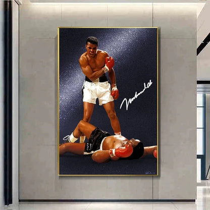 Boxing Mike Tyson Wall Art Painting Star Posters Prints Canvas Painting Print Pictures for Living Room Decoration Cuadros