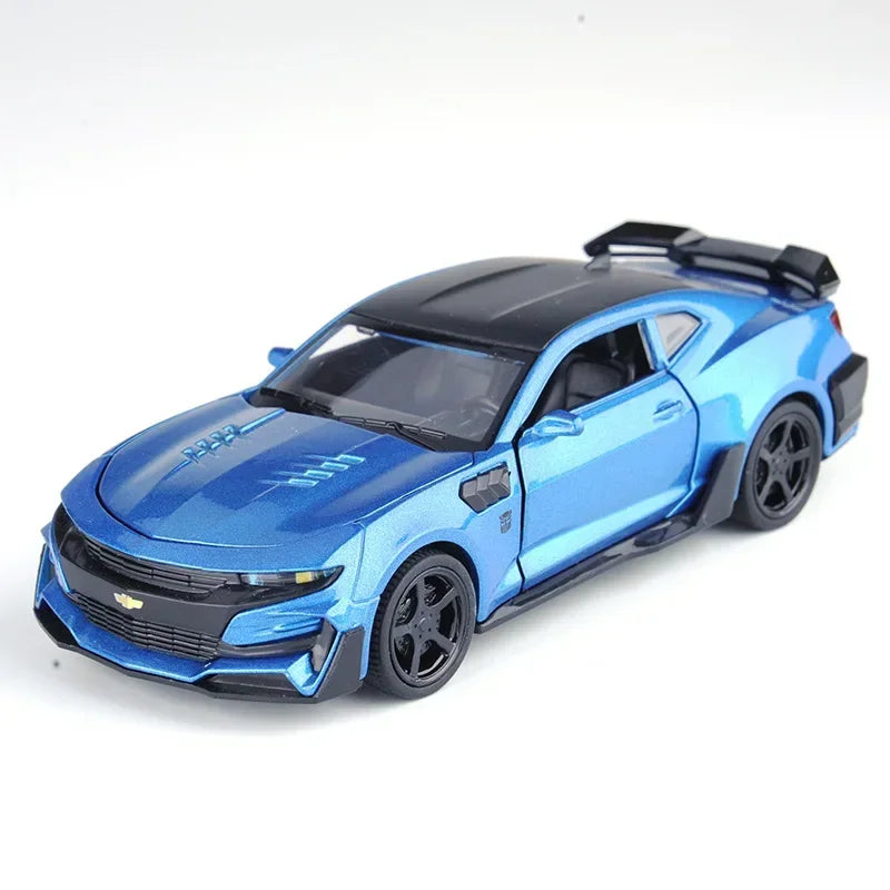 1:32 Scale Chevrolar Camaro Car Toys Alloy Diecast Model Super Sport Car with Sound Light Vehicles Toy for Child Birthday Gifts