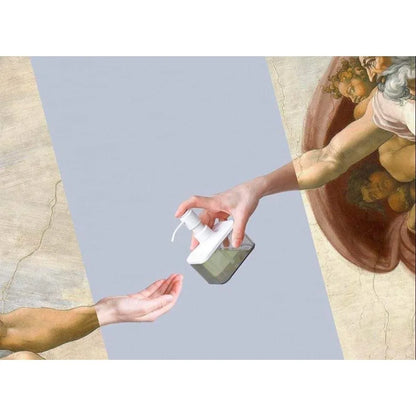 Hand of God and Adam Funny Toilet Paper Wash Room Bathroom Living Wall Art Home Decoration Retro Picture Canvas Painting Poster