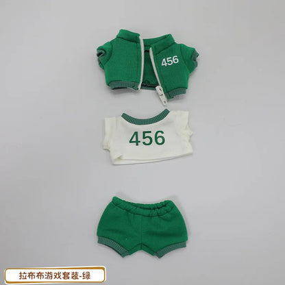 For Labubu Clothes Mp5 Outfit Accessories for The Monster Korea Kpop Lafufu Idol V1 V2 V3 Commando Jacket Clothing Pendant gifts