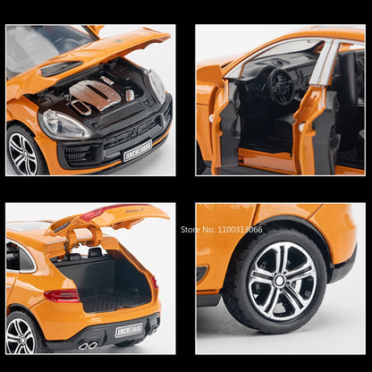 1:32 Scale Macan Panamera Alloy Model Cars Toys 6 Doors Opened Vehicles Models Light Sound Super Sport Car Child Birthday Gifts