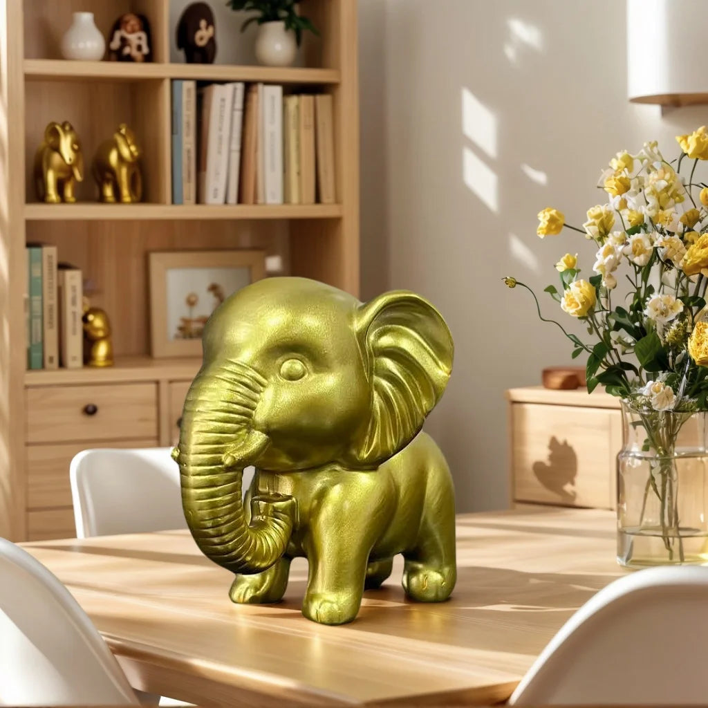 1 Piece of Simple Modern Style Elephant Desktop Ornaments, Cute and Cute Decorative Items