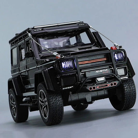 1:24 Metal G550 G800 Models Cars Toys Adventure Edition Light Sound Off-road Wheel Pull Back SUV Vehicle Children Birthday Gifts