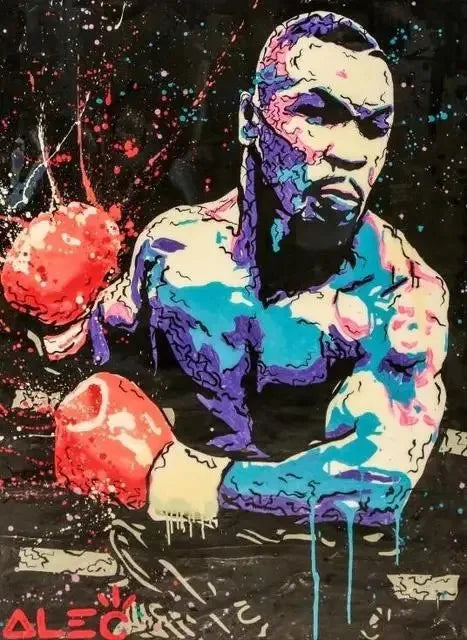 Boxing Mike Tyson Wall Art Painting Star Posters Prints Canvas Painting Print Pictures for Living Room Decoration Cuadros