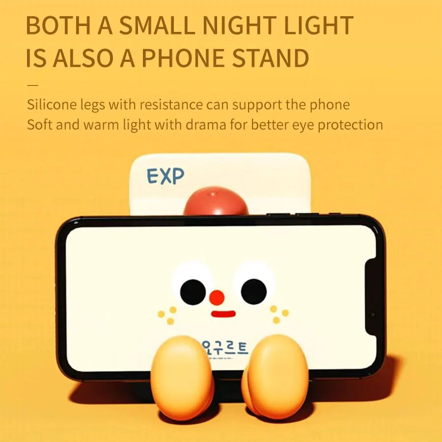 Cartoon LED Nachthimmel Milch Box Touch Sensor Timing Nachtlicht USB Aufladbare Silikon Für Kinder Schlafzimmer Dekoration