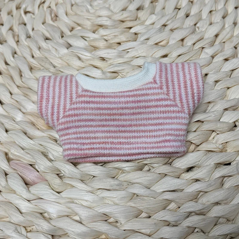 For Labubu 15-17 cm v1v2 Outfit Accessories Mini Hat Overalls Set Decoration Small Clothes Children's Toys Birthday Gift