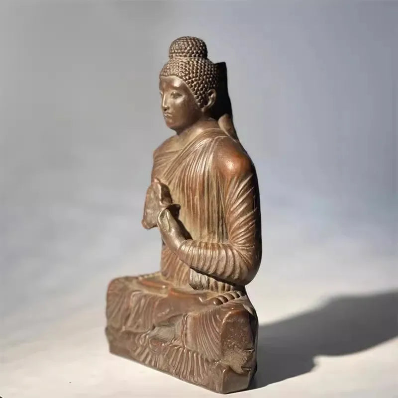 Gandhara Statues Meditation Sitting Statues Zen Home Study Tea Room Decoration Ornaments Art Figurine Decor Home Office Decor