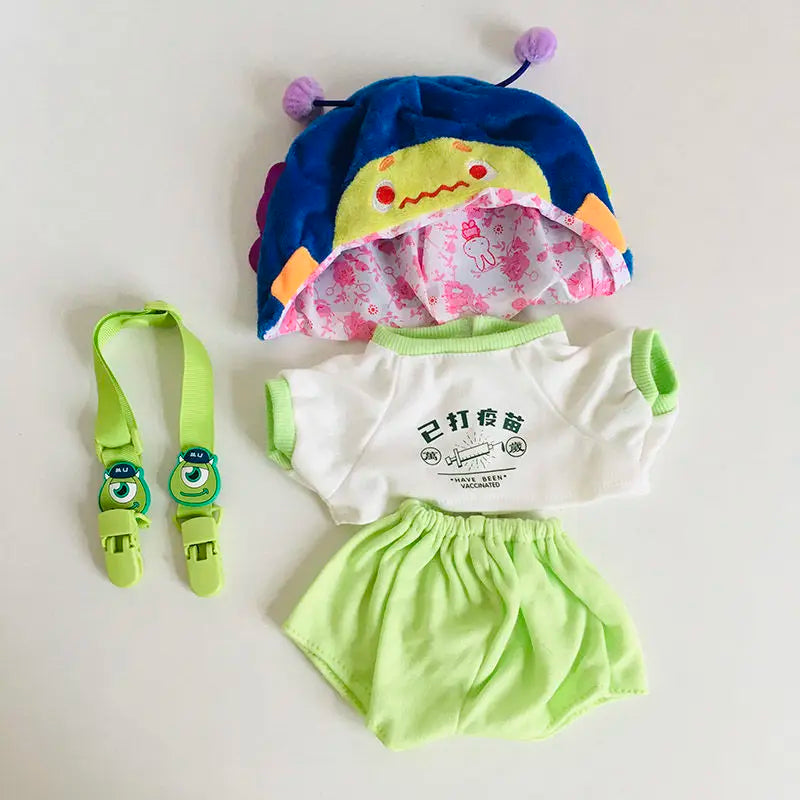 30cm Doll Lina Doll Clothes Plush Toy Set Teddy Bear Kawaii Anime Accessories Dress Up Cute Cartoon Friends Holiday Gift