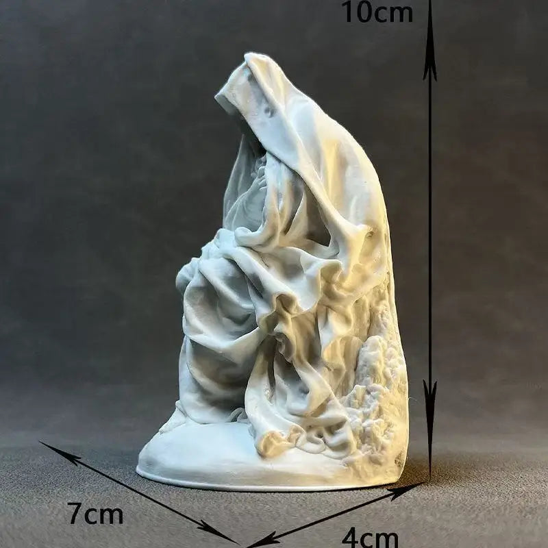 Nordic Ins Character Retro Plaster Statue Gypsum Ornament Home Decoration Desktop Crafts Art Figurine Decor Bedroom Accessories