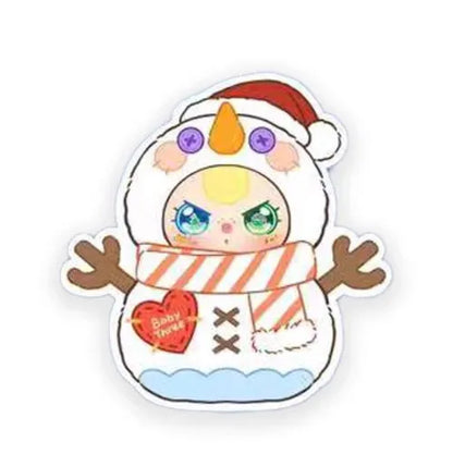 Original Baby Three 400% Christmas Limited Style Vinyl Doll Kawaii Doll Character Big Baby Collection Blind Box Cute Toys Gifts