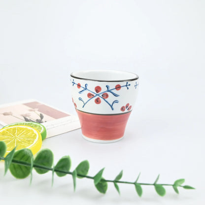 Japanese style 120ml tea cup, specialty coffee cup, matcha cup, retro ceramic water cup