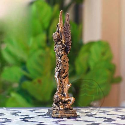 Classical Coppery Kill Demons Angel Statue Of Saint Miller Pendant Resin Handmade Crafts Christmas Present