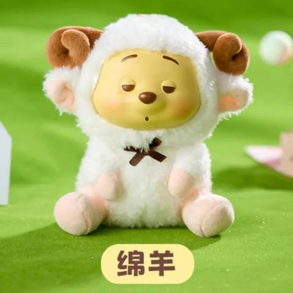 Disney Winnie the Pooh Naughty Party Vinyl Plush Blind Box Pooh Bear Bag Pendant Mystery Box Surprise Toy Cute Doll Decor Gifts