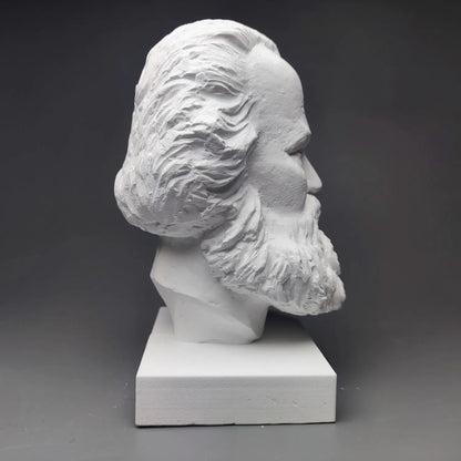 Marx Figure Ornament Plaster Statue Art Teaching Aids Decoration Figurine Desktop Decor Modern Fine Art Statue Desk Ornaments