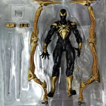 2024 New Kaiyodo Iron Spiderman Anime Figurine Amazing Yamaguchi Spider Man Animation Figure Pvc Statue Model Collection Toys
