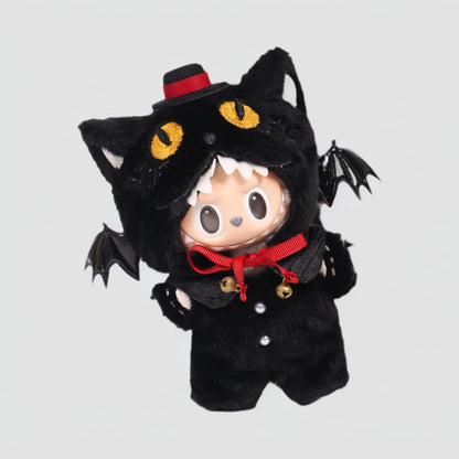 New 17cm Lafufu Doll V1 V2 V3 Lafufu Fashion Witch Clothes Witches And Black Meow Cloak Halloween Costume Series Dress Up Clothe